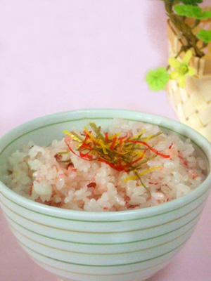 赤飯の起源赤米使用香り赤飯ゆず